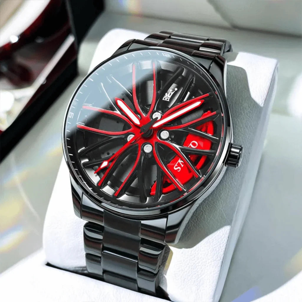 Olevs Montre Sportive Homme Saint-Tropez | Rouge