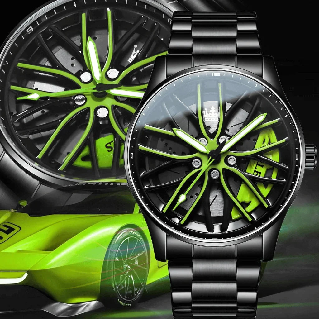 Olevs Montre Sportive Homme Saint-Tropez | Verte